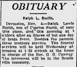 Ralph Smith obit